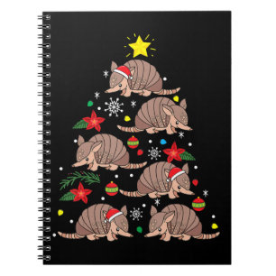 Carnet Armadillo Arbre d'ornement de Noël Funny Zookeeper
