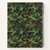 Carnet Armée de garçons masculins Camouflage (Dos)