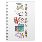 Carnet Armes de destruction de maths (Devant)