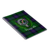 Carnet Armstrong Scottish Clan Tartan et Crest (Côté Droit)