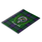 Carnet Armstrong Scottish Clan Tartan et Crest (Côté gauche)