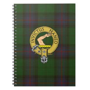 Carnet Armstrong Tartan et l'insigne du clan