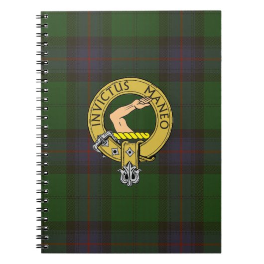Carnet Armstrong Tartan et l'insigne du clan (Devant)