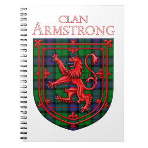 Carnet Armstrong Tartan Scottish Plaid Lion Rampant