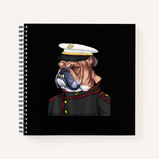 Carnet Army Bulldog (Devant)
