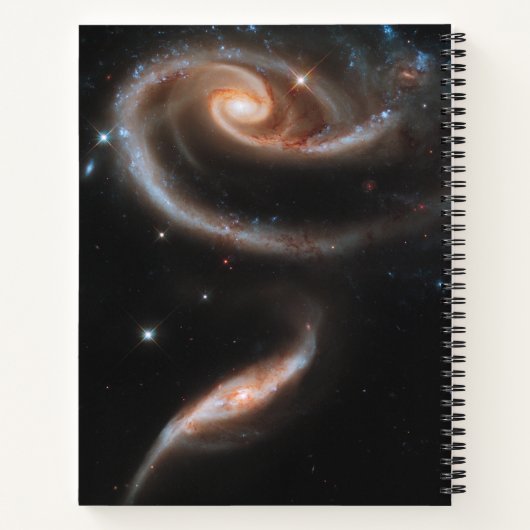 Carnet Arp 273 Galaxies Interagissant En Andromède. (Dos)