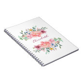 Carnet Arrangement de fleurs (Côté Droit)