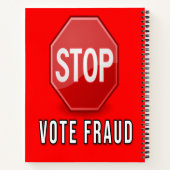 Carnet Arrêter la fraude électorale (Dos)