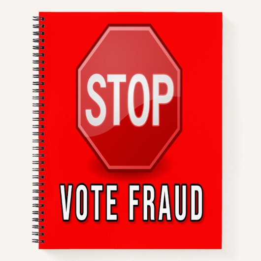 Carnet Arrêter la fraude électorale (Devant)