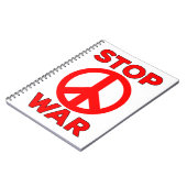 Carnet Arrêter la guerre (Côté gauche)