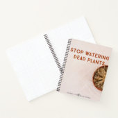 Carnet Arrêtez d'arroser les Plantes morts (Intérieur)