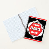 Carnet Arrêtez la Haine envers les AAPI Rectangulaire (Intérieur)
