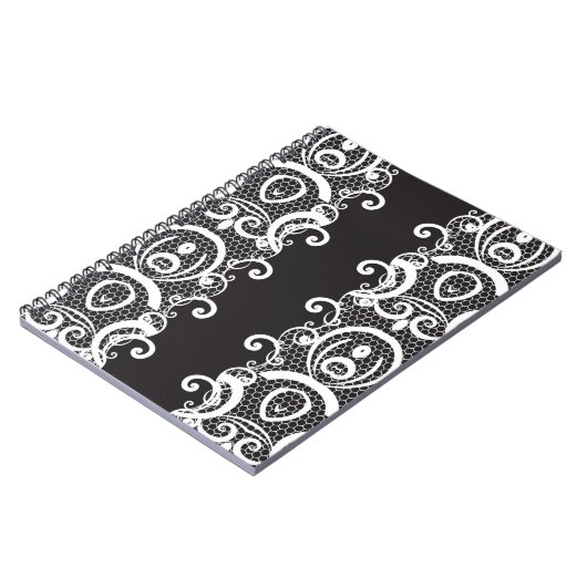 Carnet Arrière - plan 1 de dentelle (Côté gauche)