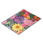 Carnet Arrière - plan à fleurs de printemps. (Côté gauche)