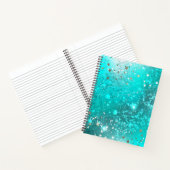 Carnet Arrière - plan à huile Turquoise de la menthe (Intérieur)