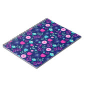 Carnet Arrière - plan à motif floral mignon (Côté gauche)