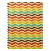 Carnet Arrière - plan à rayures rétro 4 (Devant)