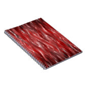 Carnet arrière - plan abstrait. arrière - plan rouge avec (Côté Droit)
