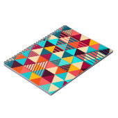 Carnet arrière - plan Abstrait aux formes triangulaires.  (Côté gauche)