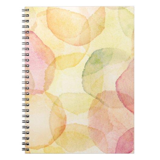 Carnet Arrière - plan abstrait conçu avec l'aquarelle (Devant)