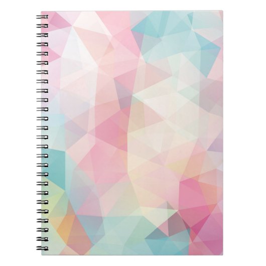 Carnet arrière - plan abstrait constitué de trianglesback (Devant)