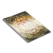 Carnet arrière - plan abstrait de flou or, avec boke déco (Côté Droit)