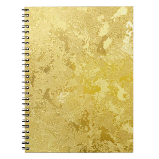 Carnet Arrière - plan Abstrait de texture d'or (Devant)
