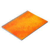 Carnet Arrière - plan abstrait en mosaïque orange brillan (Côté gauche)