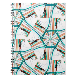 Carnet Arrière - plan abstrait fractal. Effets numériques