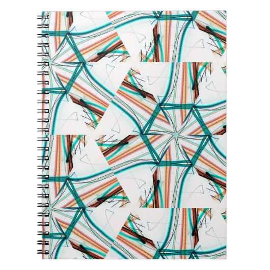 Carnet Arrière - plan abstrait fractal. Effets numériques (Devant)