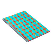 Carnet arrière - plan abstrait | motif en vichy multicolo (Côté Droit)