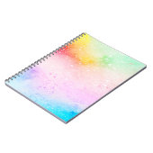 Carnet Arrière - plan art aquarelle abstraite (Côté gauche)