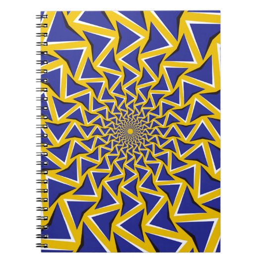 Carnet Arrière - plan bitmap d'illusion de mouvement opti (Devant)