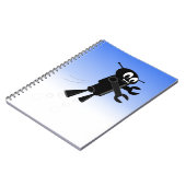 Carnet Arrière - plan Black Flying Robot Blue Sky (Côté gauche)