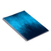 Carnet Arrière - plan bleu cristallisé Abstrait (Côté Droit)