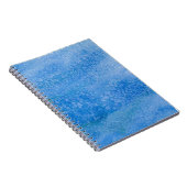 Carnet Arrière - plan bleu d'aquarelle (Côté Droit)