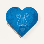 Carnet Arrière - plan Blue Lyre (Devant)