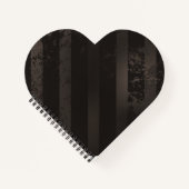 Carnet Arrière - plan brun rayé Steampunk (Devant)