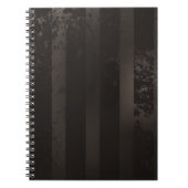 Carnet Arrière - plan brun rayé Steampunk (Devant)