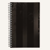 Carnet Arrière - plan brun rayé Steampunk (Recto)