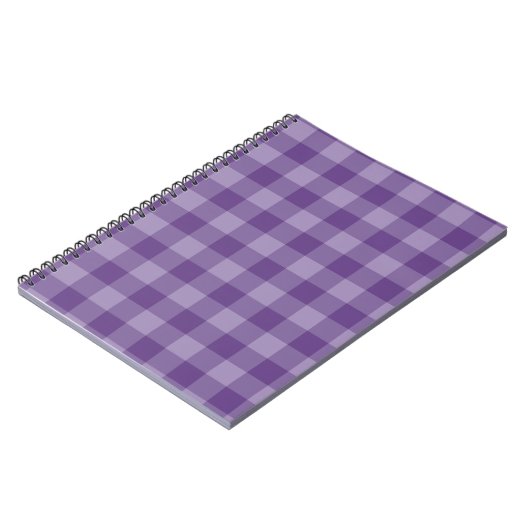 Carnet Arrière - plan checkered violet (Côté gauche)