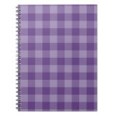 Carnet Arrière - plan checkered violet (Devant)