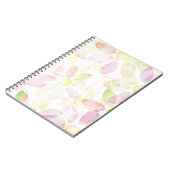 Carnet Arrière - plan conçu de fleur d'aquarelle, texture (Côté gauche)