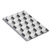 Carnet Arrière - plan cube conception isométrique (Côté Droit)