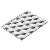 Carnet Arrière - plan cube conception isométrique (Côté gauche)