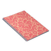 Carnet arrière - plan damassé de style baroque (Côté Droit)
