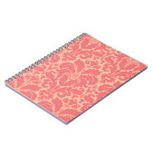 Carnet arrière - plan damassé de style baroque (Côté gauche)