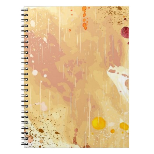 Carnet arrière - plan d'aquarelle (Devant)