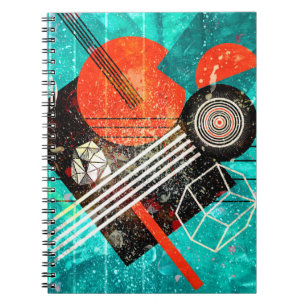 Carnet Arrière - plan d'aquarelle Abstrait avec deux cou