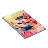 Carnet arrière - plan d'aquarelle Abstrait et coloré (Côté Droit)